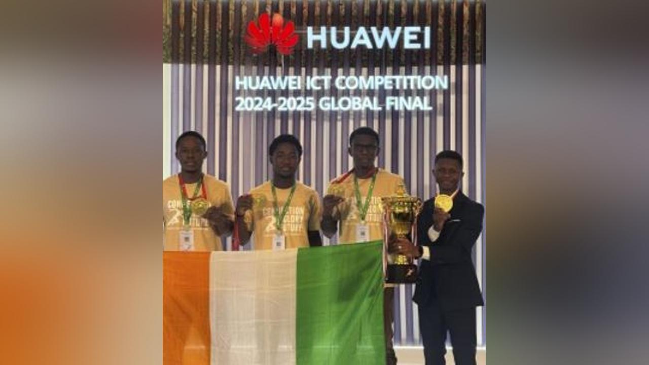 Huawei ICT Competition 2024-2025, trois étudiants ivoiriens brillent à la Finale Globale à Shenzhen en Chine Huawei ICT Competition 2024-2025, trois étudiants ivoiriens brillent à la Finale Globale à Shenzhen en Chine