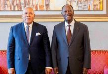 Ouattara Accueille Isidore Mvouba de la République du Congo Ouattara Accueille Isidore Mvouba de la République du Congo