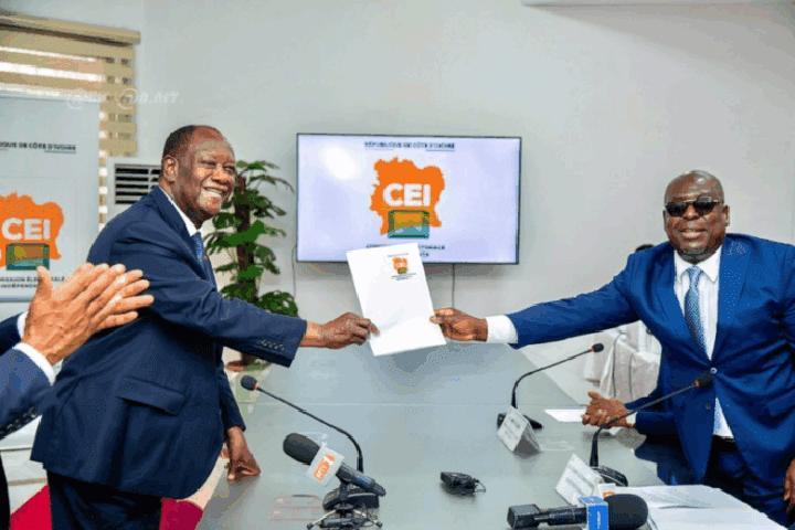 Ouattara Dépose Sa Candidature Pour La Présidentielle Ivoirienne