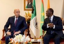 Côte D’Ivoire Mauritanie BAD Ouattara Ghazouani Entretien Côte D'Ivoire Mauritanie BAD Ouattara Ghazouani Entretien
