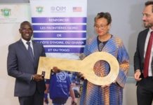 Réception Officielle Du Poste Frontalier De Kalamon Réception Officielle Du Poste Frontalier De Kalamon