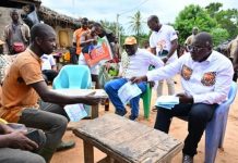 Amédé Kouakou En Campagne Pour Le « 1 Coup KO » D’ADO Amédé Kouakou En Campagne Pour Le « 1 Coup KO » D'ADO