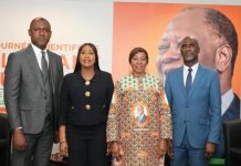 Célébration d’Alassane Ouattara pour son leadership Célébration d'Alassane Ouattara pour son leadership