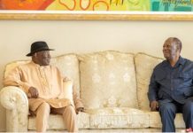 Ouattara Assure Jonathan du Bon Déroulement Électoral Ouattara Assure Jonathan du Bon Déroulement Électoral