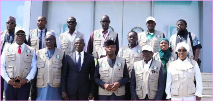 Mission CEDEAO-UA Suit Élections avec Ministre Vagondo Mission CEDEAO-UA Suit Élections avec Ministre Vagondo