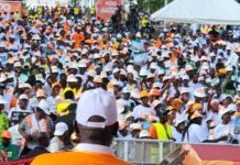 Marée Humaine RHDP sur le Plateau pour Présidentielle 2025 Marée Humaine RHDP sur le Plateau pour Présidentielle 2025