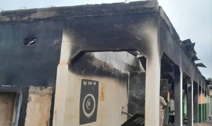 Incendie à Niakara, Cinq Magasins Détruits Incendie à Niakara, Cinq Magasins Détruits