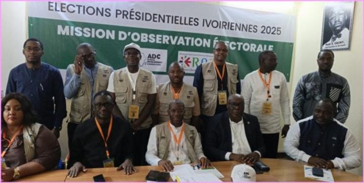 Présidentielle 2025: Mission ADC-ROEF salue le scrutin Présidentielle 2025: Mission ADC-ROEF salue le scrutin