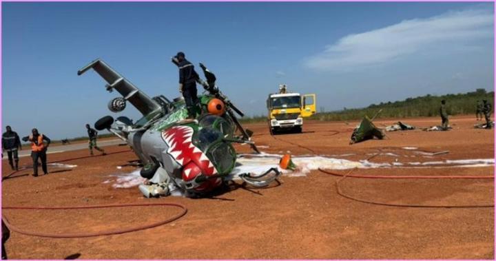 Hélicoptère Ivoirien Échappe à un Drame à Korhogo Hélicoptère Ivoirien Échappe à un Drame à Korhogo