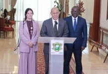 Ambassadeur Luzzi fait ses adieux à Ouattara Ambassadeur Luzzi fait ses adieux à Ouattara