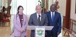 Ambassadeur Luzzi fait ses adieux à Ouattara Ambassadeur Luzzi fait ses adieux à Ouattara