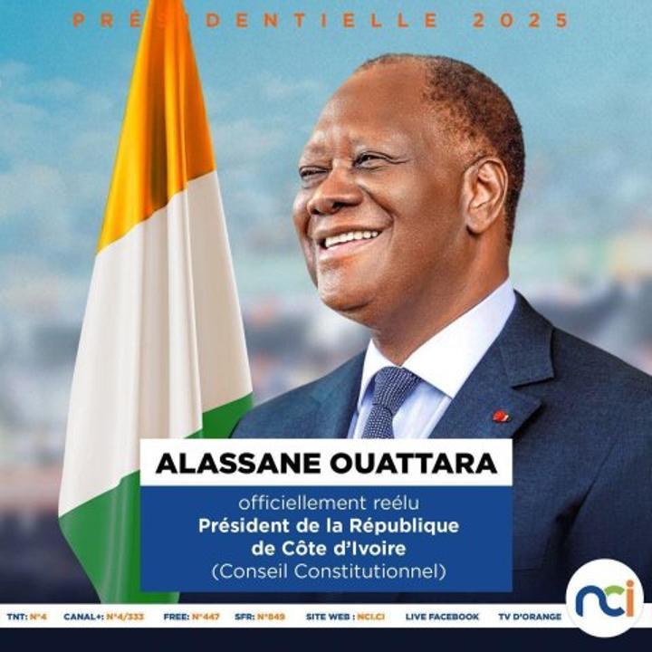 Victoire d'Alassane Ouattara confirmée pour 2025 Victoire d'Alassane Ouattara confirmée pour 2025