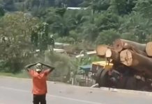 Accident de Grumier à Man avec Dégâts Matériels Importants Accident de Grumier à Man avec Dégâts Matériels Importants