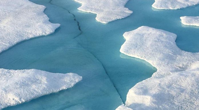 Poussière cosmique et l’ancienne banquise révélée Poussière cosmique et l'ancienne banquise révélée