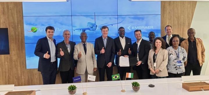 Air Côte d'Ivoire Commande 4 Embraer E175 à Dubaï Air Côte d'Ivoire Commande 4 Embraer E175 à Dubaï