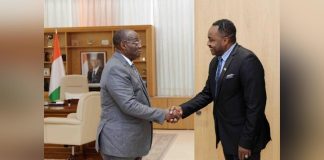 Tiémoko Meyliet Koné Accueille Envoyé Spécial Canadien Tiémoko Meyliet Koné Accueille Envoyé Spécial Canadien