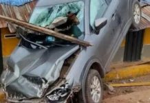 Accident de véhicule à Baoubly dans un magasin de cacao Accident de véhicule à Baoubly dans un magasin de cacao