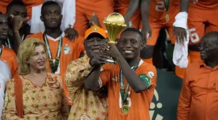 Ouattara Encourage les Éléphants pour la 4e Étoile Ouattara Encourage les Éléphants pour la 4e Étoile