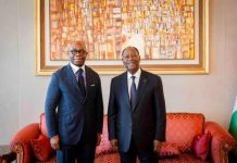 Alassane Ouattara a eu un entretien avec le Président de la BOAD Alassane Ouattara a eu un entretien avec le Président de la BOAD