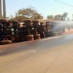 Camion-citerne de kérosène se renverse à Tengréla Camion-citerne de kérosène se renverse à Tengréla