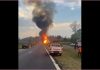Incendie sur l’Autoroute du Nord Paralyse le Trafic Incendie sur l'Autoroute du Nord Paralyse le Trafic