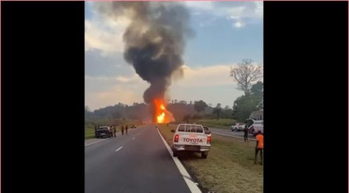 Incendie sur l’Autoroute du Nord Paralyse le Trafic Incendie sur l'Autoroute du Nord Paralyse le Trafic