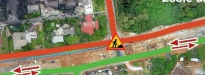 Fermeture du Carrefour de l’École de Police à Cocody Fermeture du Carrefour de l'École de Police à Cocody