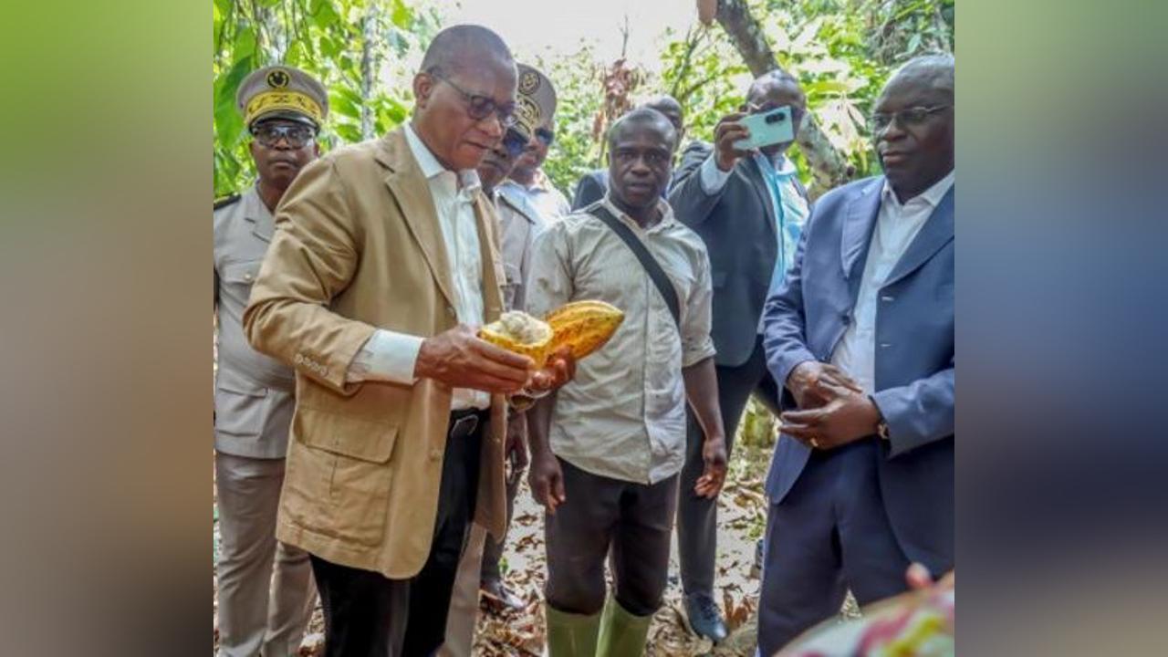 Bruno Koné Écoute les Producteurs de Cacao à Yakassé-Attobrou Bruno Koné Écoute les Producteurs de Cacao à Yakassé-Attobrou