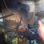 Gagnoa, la résidence d’un chef de tribu emportée par le feu Gagnoa, la résidence d'un chef de tribu emportée par le feu