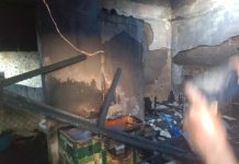 Gagnoa, la résidence d’un chef de tribu emportée par le feu Gagnoa, la résidence d'un chef de tribu emportée par le feu