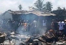 Incendie Dévaste Habitations à Adjouffou Port-Bouët Incendie Dévaste Habitations à Adjouffou Port-Bouët