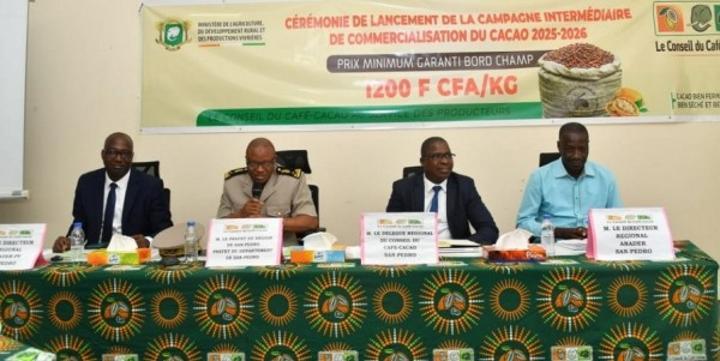 Lancement de la Campagne Cacao 2025-2026 à San Pedro Lancement de la Campagne Cacao 2025-2026 à San Pedro