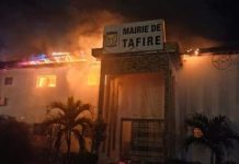Incendie Dévastateur à Tafiré Ravage Mairie et Archives Incendie Dévastateur à Tafiré Ravage Mairie et Archives