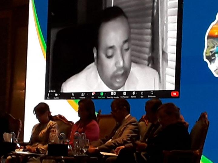 2ème édition du forum africain des énergies renouvelables : Le ministre Yonis Ali Guedi représente la république de Djibouti 2ème édition du forum africain des énergies renouvelables : Le ministre Yonis Ali Guedi représente la république de Djibouti