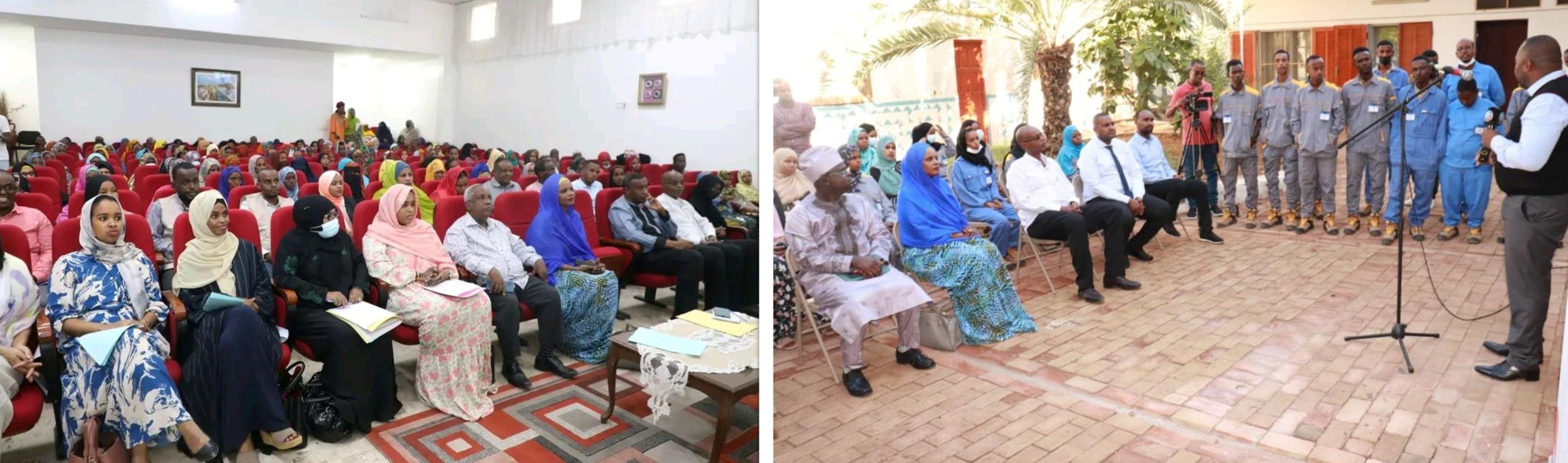 La secrétaire générale du ministère des Affaires sociales et des Solidaritésa effectué une visite à l’église protestante et évangélique de Djibouti, au siège de l’Union Nationale des Femmes Djiboutiennes (UNFD) dans le cadre du lancement de la deuxième phase du projet PITCH. La secrétaire générale du ministère des Affaires sociales et des Solidaritésa effectué une visite à l’église protestante et évangélique de Djibouti, au siège de l’Union Nationale des Femmes Djiboutiennes (UNFD) dans le cadre du lancement de la deuxième phase du projet PITCH.