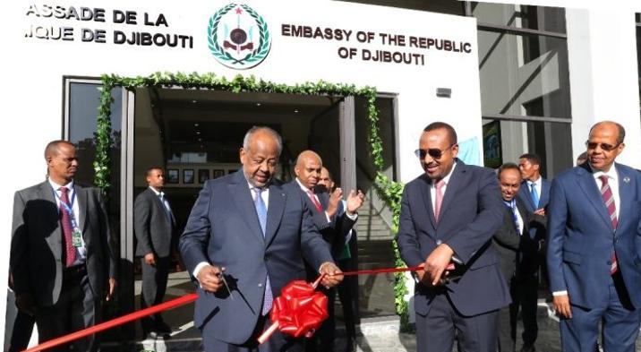 . Inauguration de la nouvelle ambassade de Djibouti en Ethiopie et auprès de l’Union Africaine : Un symbole fort révélateur de l’amitié Djibouto-éthiopienne . Inauguration de la nouvelle ambassade de Djibouti en Ethiopie et auprès de l’Union Africaine : Un symbole fort révélateur de l’amitié Djibouto-éthiopienne
