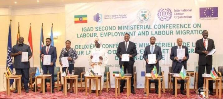 Le ministre du Travail participe à Addis-Abeba à la 2nd conférence ministérielle sur le travail, l’emploi et la migration de la main-d’œuvre Le ministre du Travail participe à Addis-Abeba à la 2nd conférence ministérielle sur le travail, l’emploi et la migration de la main-d’œuvre
