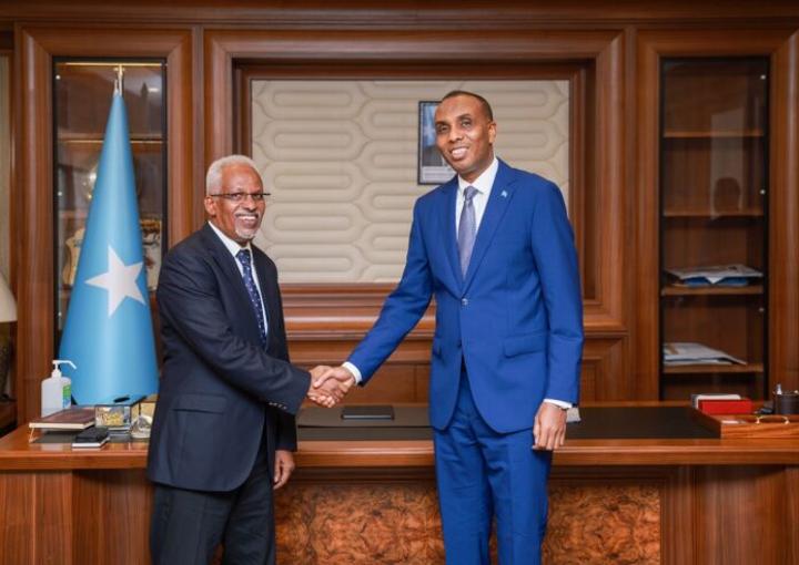 Entrevue entre le premier ministre somalien et le nouvel ambassadeur de Djibouti