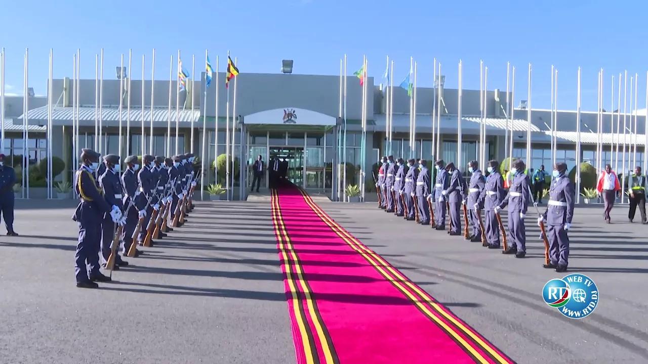 Présidence: Arrivée du président de la République en Ouganda