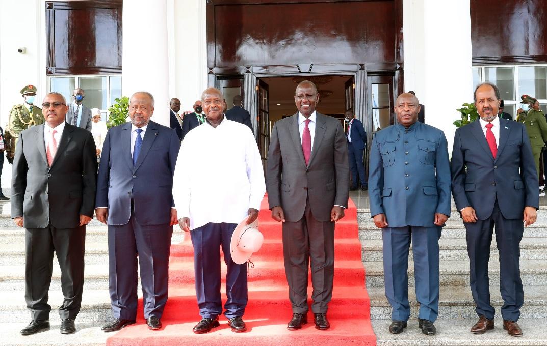 Le Président djiboutien prend part au sommet des Pays contributeurs de la Mission Africaine de Transition en Somalie