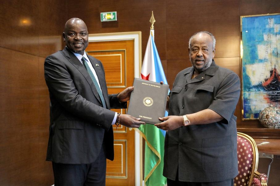 Djibouti/Sud Soudan : Le Chef de l'Etat reçoit un émissaire du Président Salva Kir