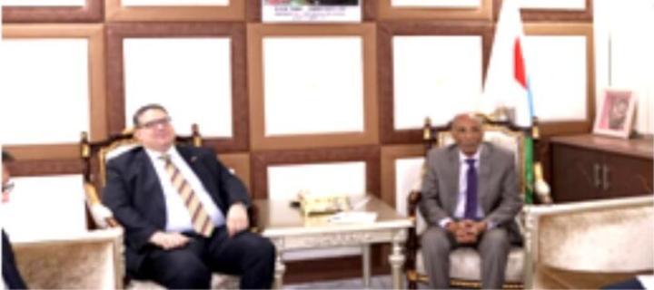 Le ministre du Travail reçoit le nouvel ambassadeur de Turquie à Djibouti Le ministre du Travail reçoit le nouvel ambassadeur de Turquie à Djibouti