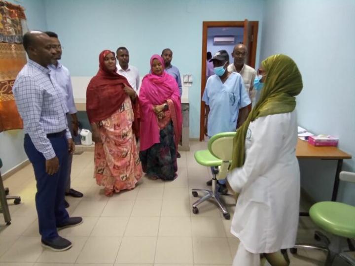 Hôpital Régional d’Ali-Sabieh : Prise de contact du préfet avec les responsables administratifs et le personnel soignant