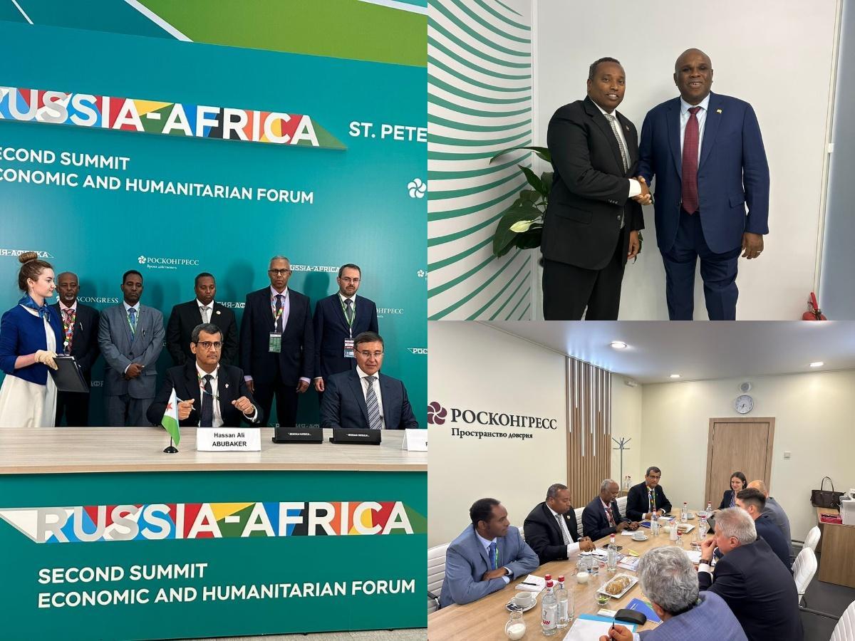 Le ministre de l’Energie s'entretient avec des investisseurs internationaux et des dirigeants de plusieurs grandes sociétés russes et africaines Le ministre de l’Energie s'entretient avec des investisseurs internationaux et des dirigeants de plusieurs grandes sociétés russes et africaines