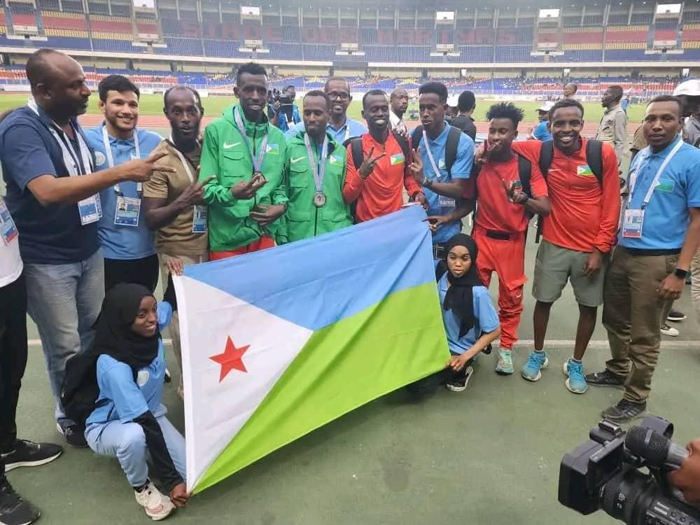 Jeux de la Francophonie : Djibouti s'offre les deux premières places du podium dans l'épreuve du 10.000 m Jeux de la Francophonie : Djibouti s'offre les deux premières places du podium dans l'épreuve du 10.000 m