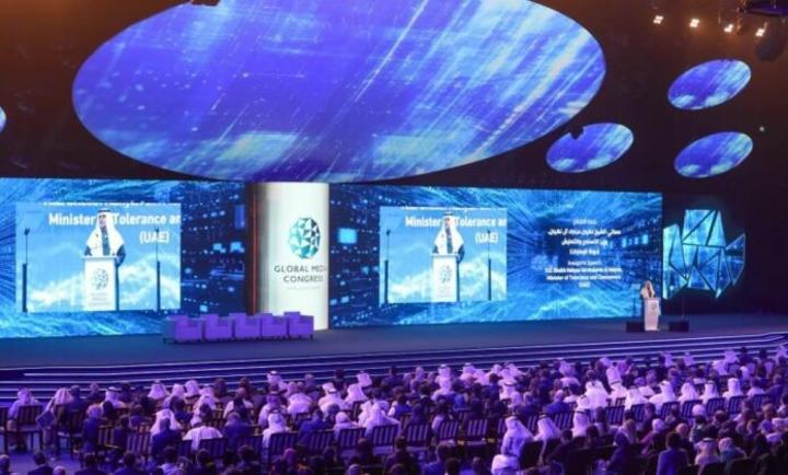 Ouverture à Abou Dhabi du 2e Congrès mondial des médias Ouverture à Abou Dhabi du 2e Congrès mondial des médias