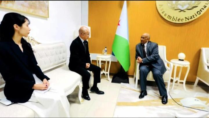 Le Président de l’Assemblée Nationale reçoit le nouvel ambassadeur du Japon auprès de la République de Djibouti Le Président de l’Assemblée Nationale reçoit le nouvel ambassadeur du Japon auprès de la République de Djibouti