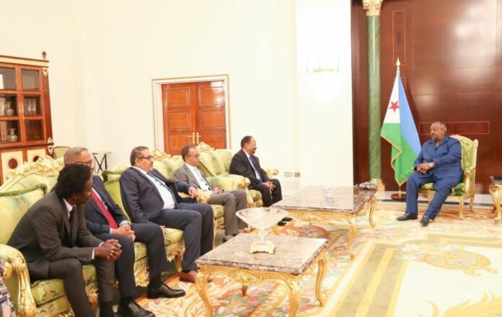 Le Président Guelleh Reçoit M Hamdok Dans Le Cadre De Ses Efforts De Paix Au Soudan Djibouti 