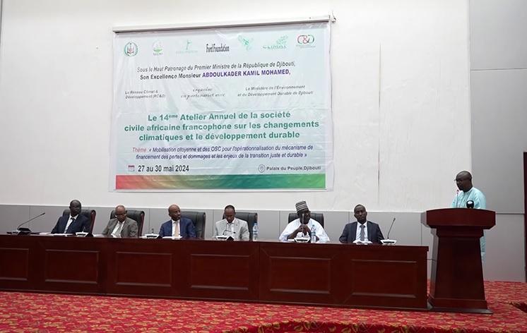 Ouverture à Djibouti du 14ème atelier annuel de la société civile africaine francophone sur le climat et le développement durable Ouverture à Djibouti du 14ème atelier annuel de la société civile africaine francophone sur le climat et le développement durable