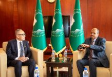 Partenariat UA/ONU Discuté par Youssouf et l’Envoyé Spécial Partenariat UA/ONU Discuté par Youssouf et l'Envoyé Spécial